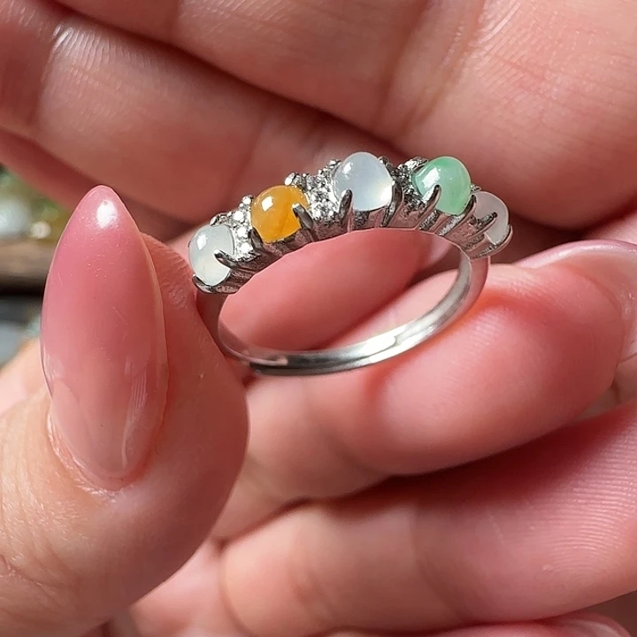 阿****翡翠未镶嵌手镯翡翠9.9