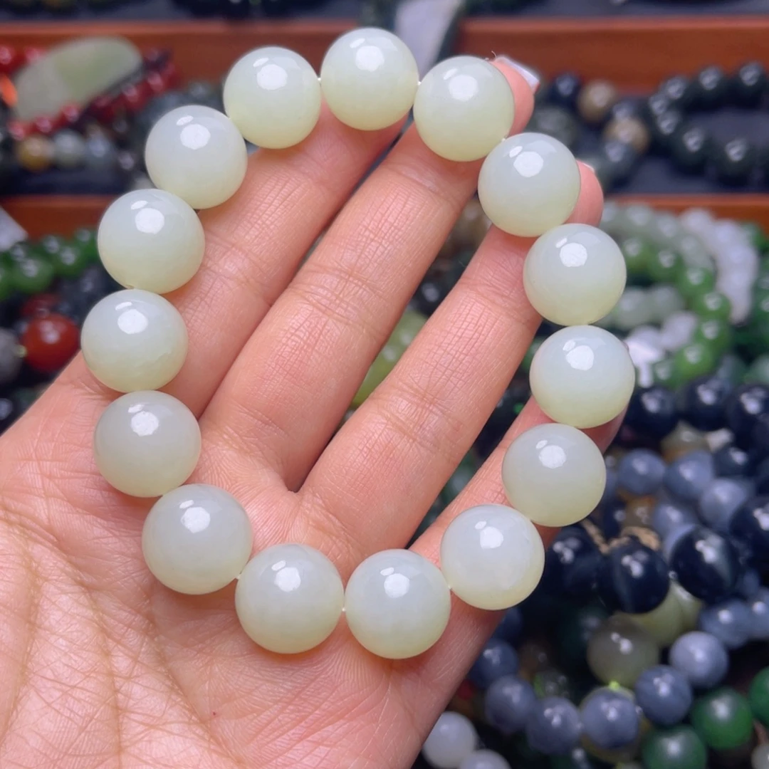 和田玉未镶嵌手链