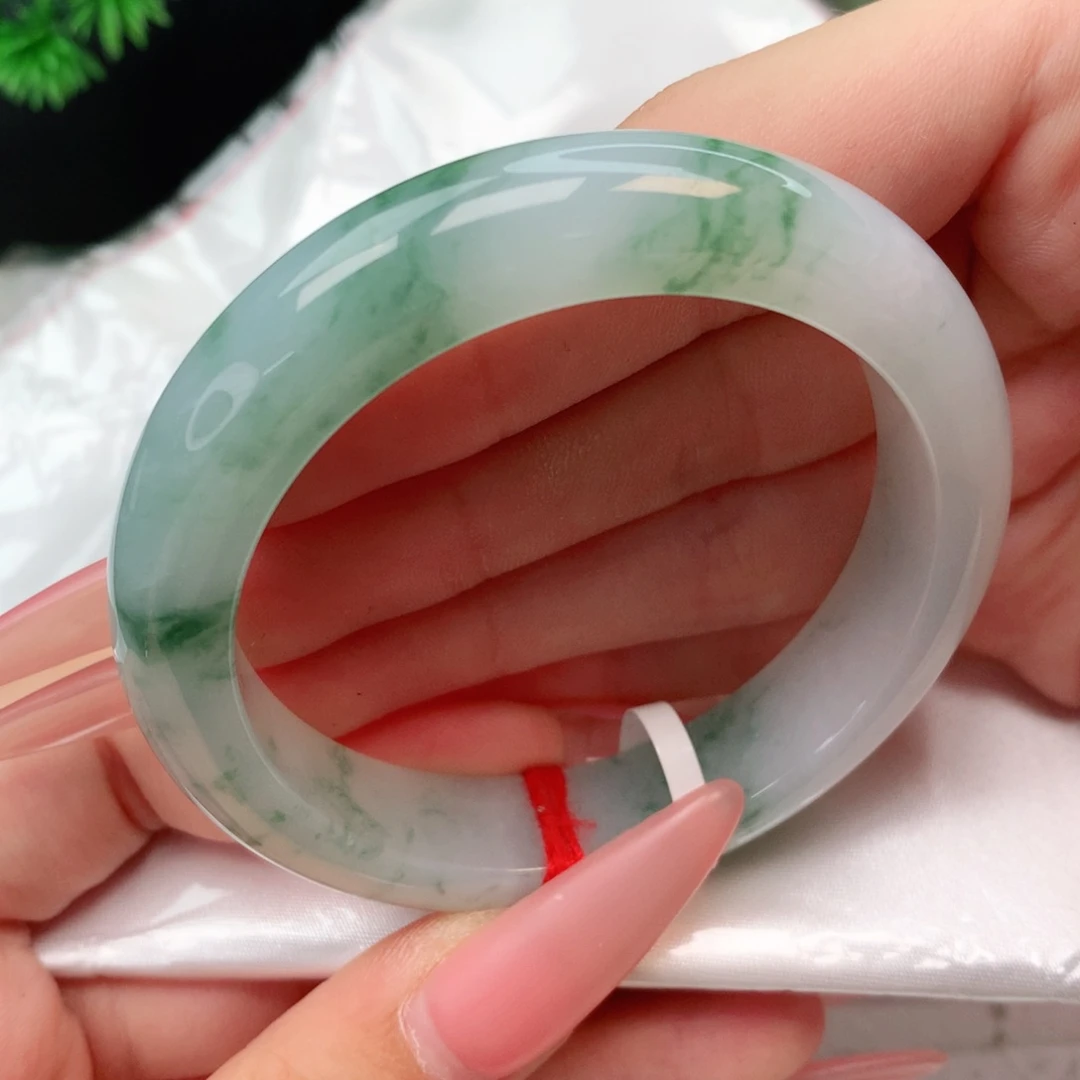 未镶嵌手镯翡翠正圈53