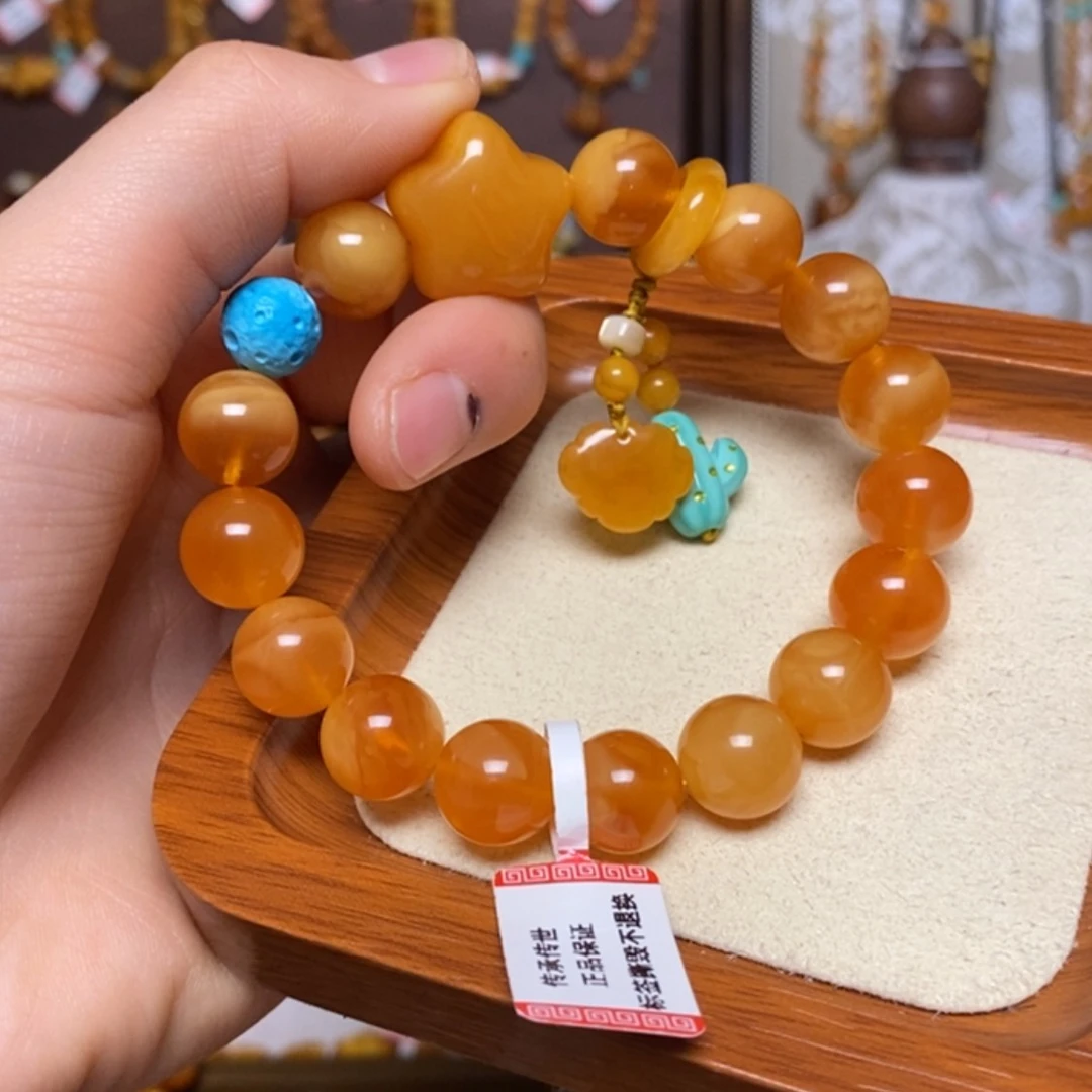 【闪购商品】手链蜜蜡未镶嵌手串