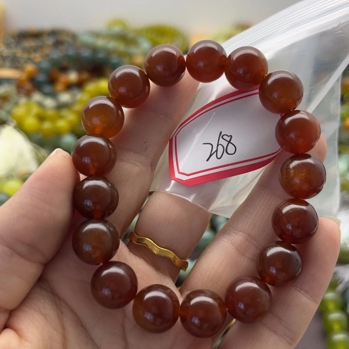 未镶嵌蛇纹石玉手链