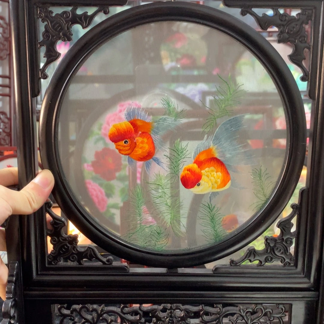 木换黑色紫光檀如意框