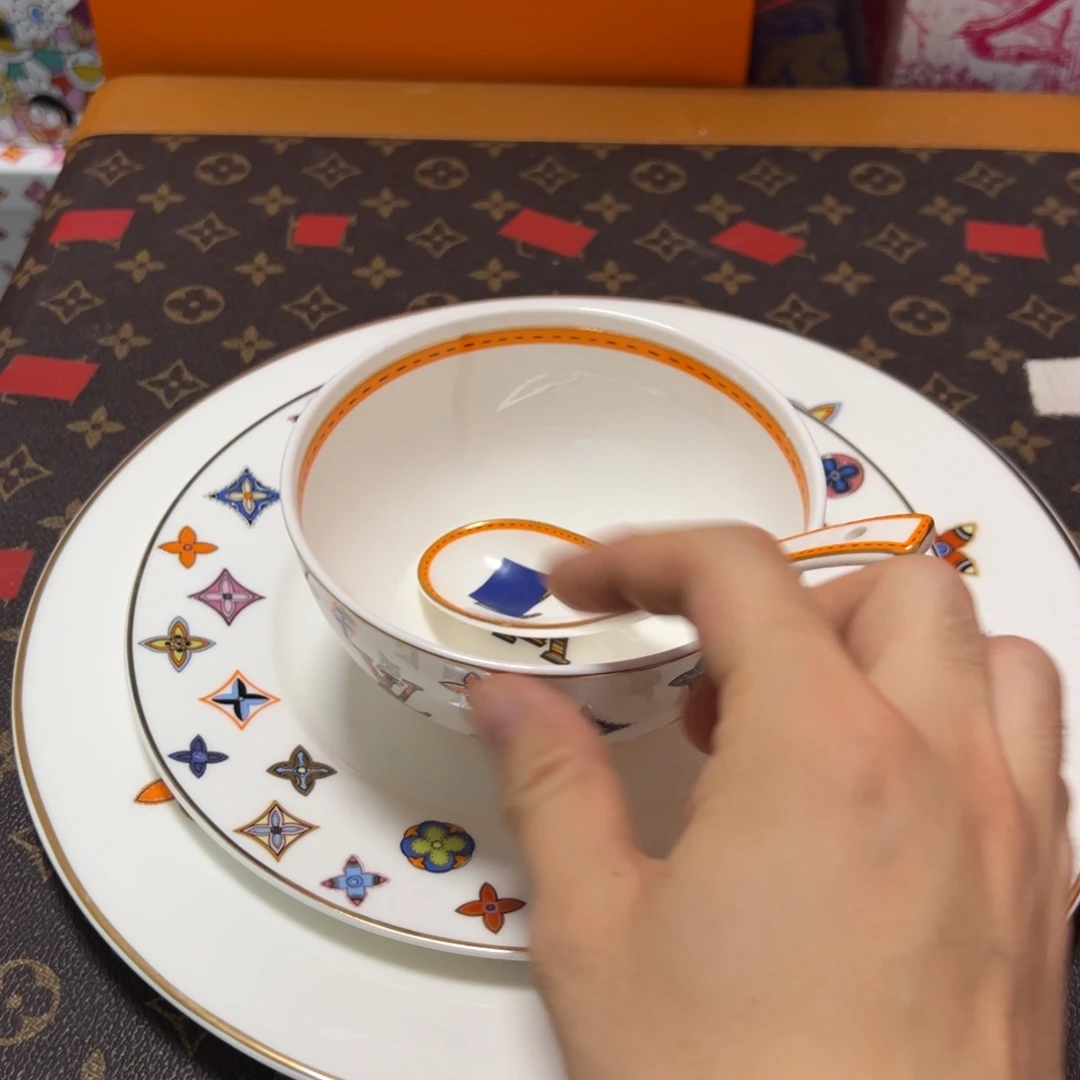 欧美陶瓷餐具摆件30