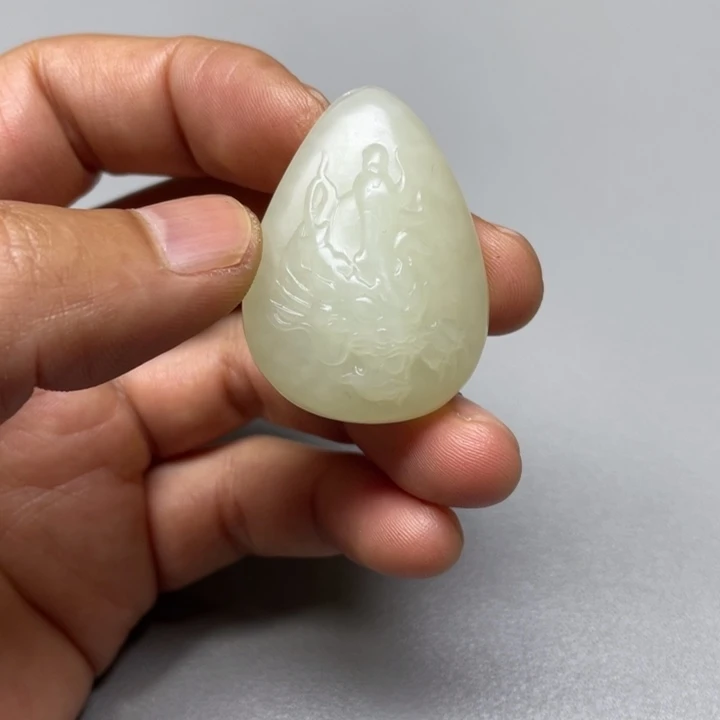 吊坠(不含链)未镶嵌和田玉宝**油