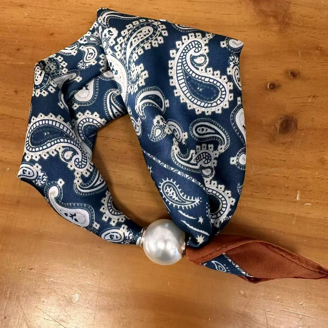 【颈上添花~~丝巾】磁扣丝巾