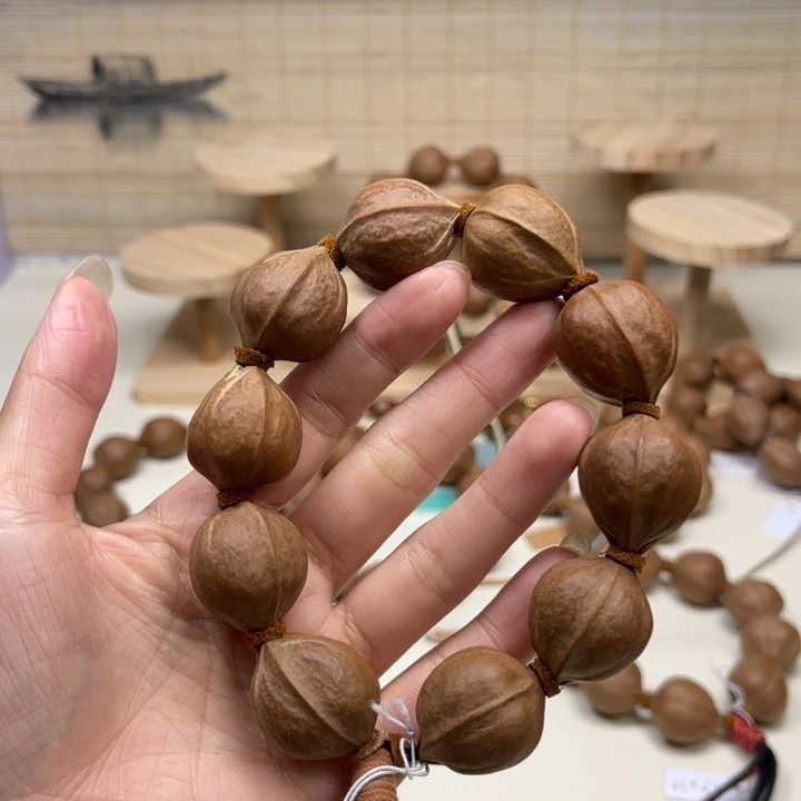 大***.橄榄核手串/手链21.25精品梅林铁核