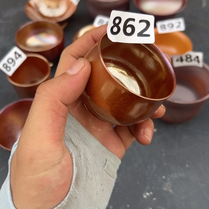 柴烧茶具陶瓷杯子