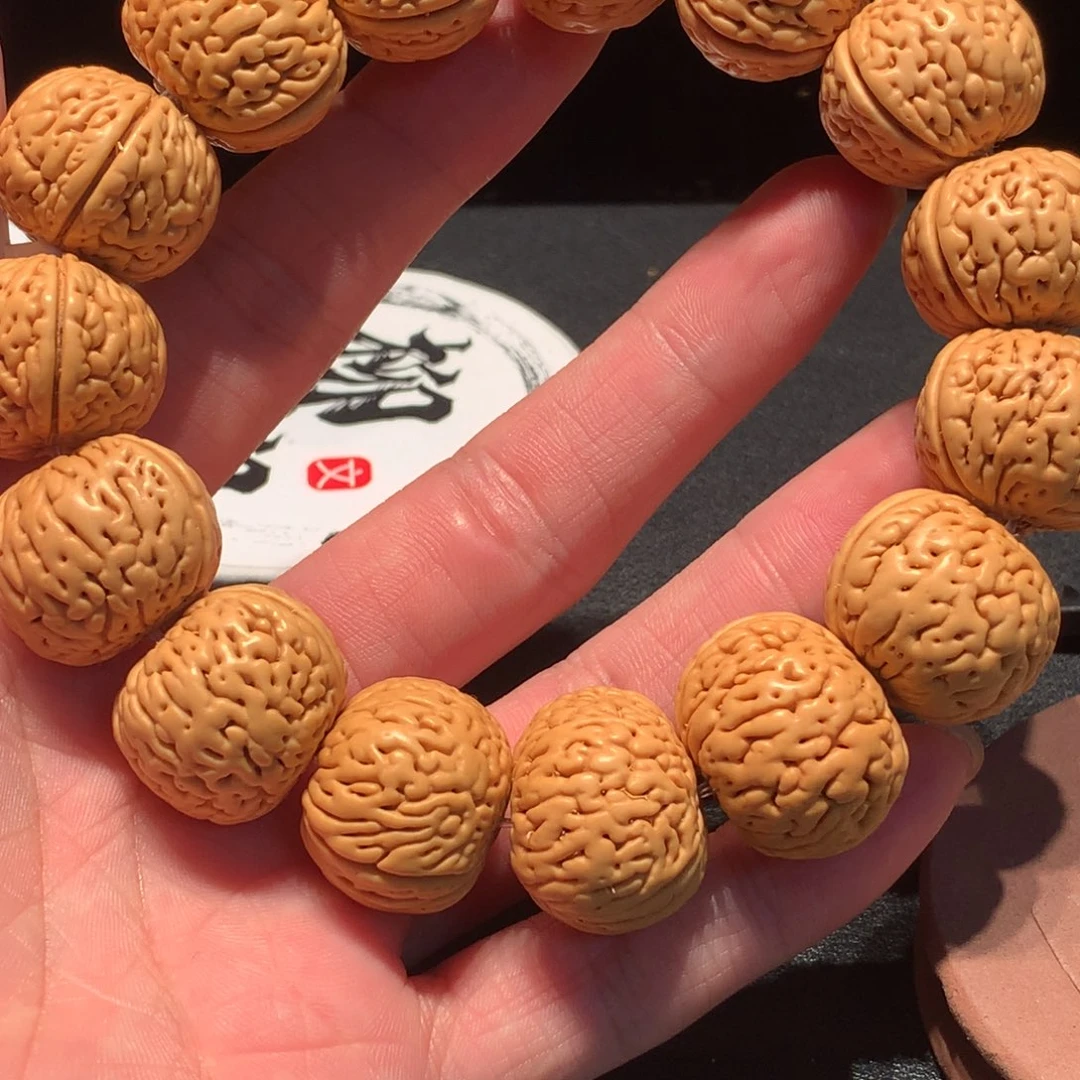 核桃手串/手链磨盘手串十二链接