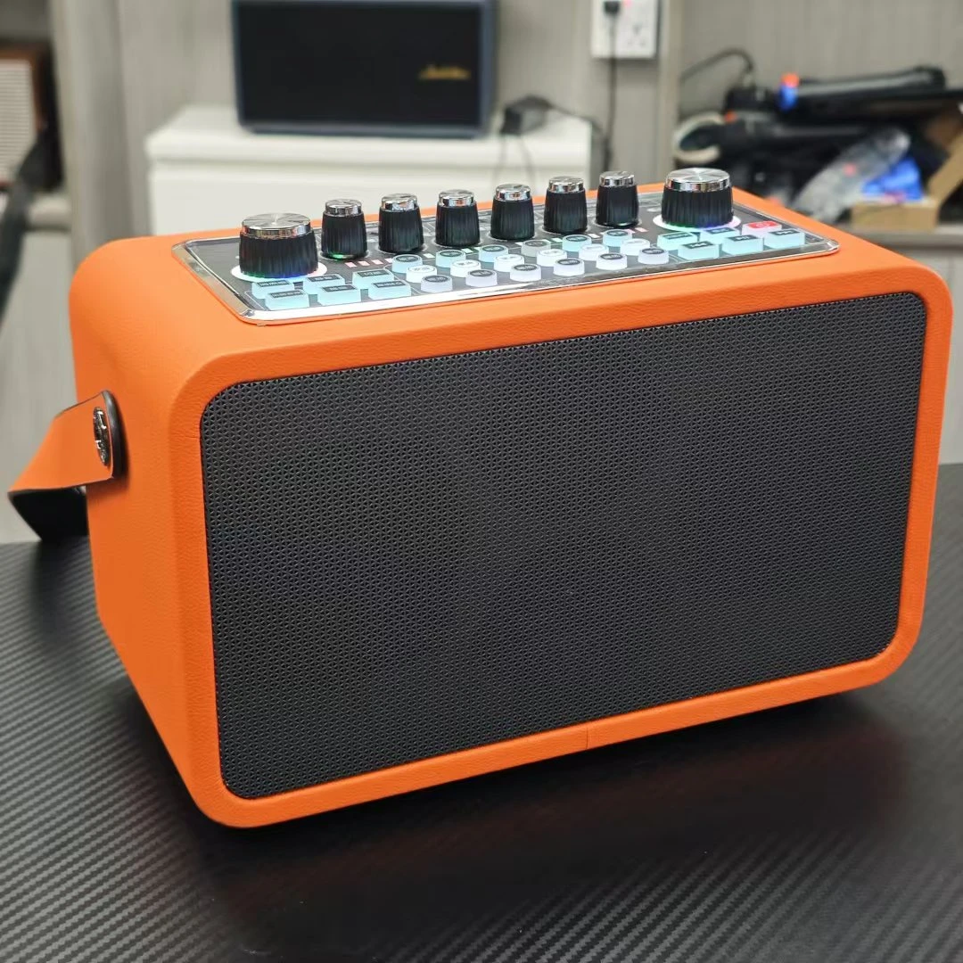 网红K歌音箱H2外贸直播声卡蓝牙K歌唱歌声卡一体蓝牙音