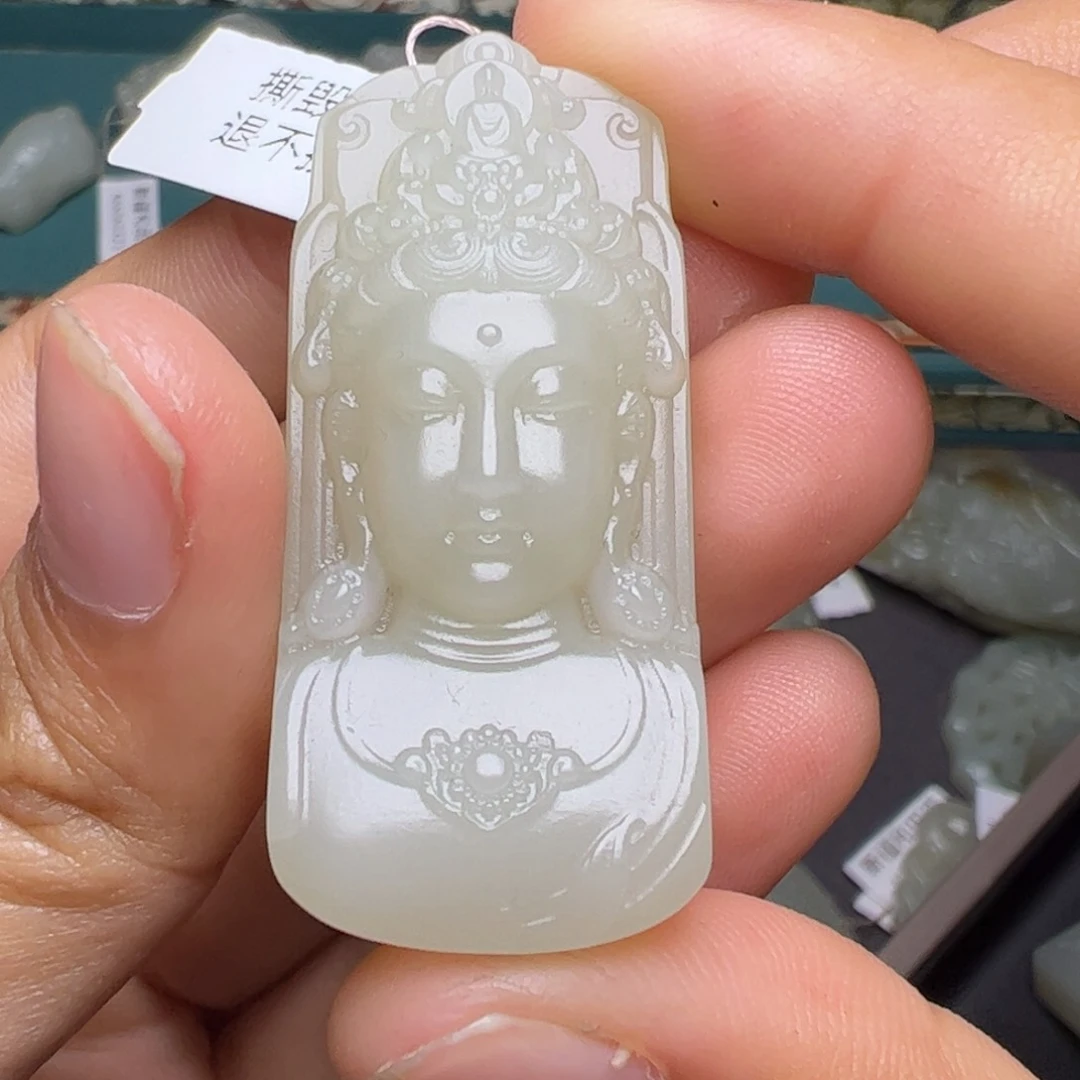 和田玉颈饰未镶嵌