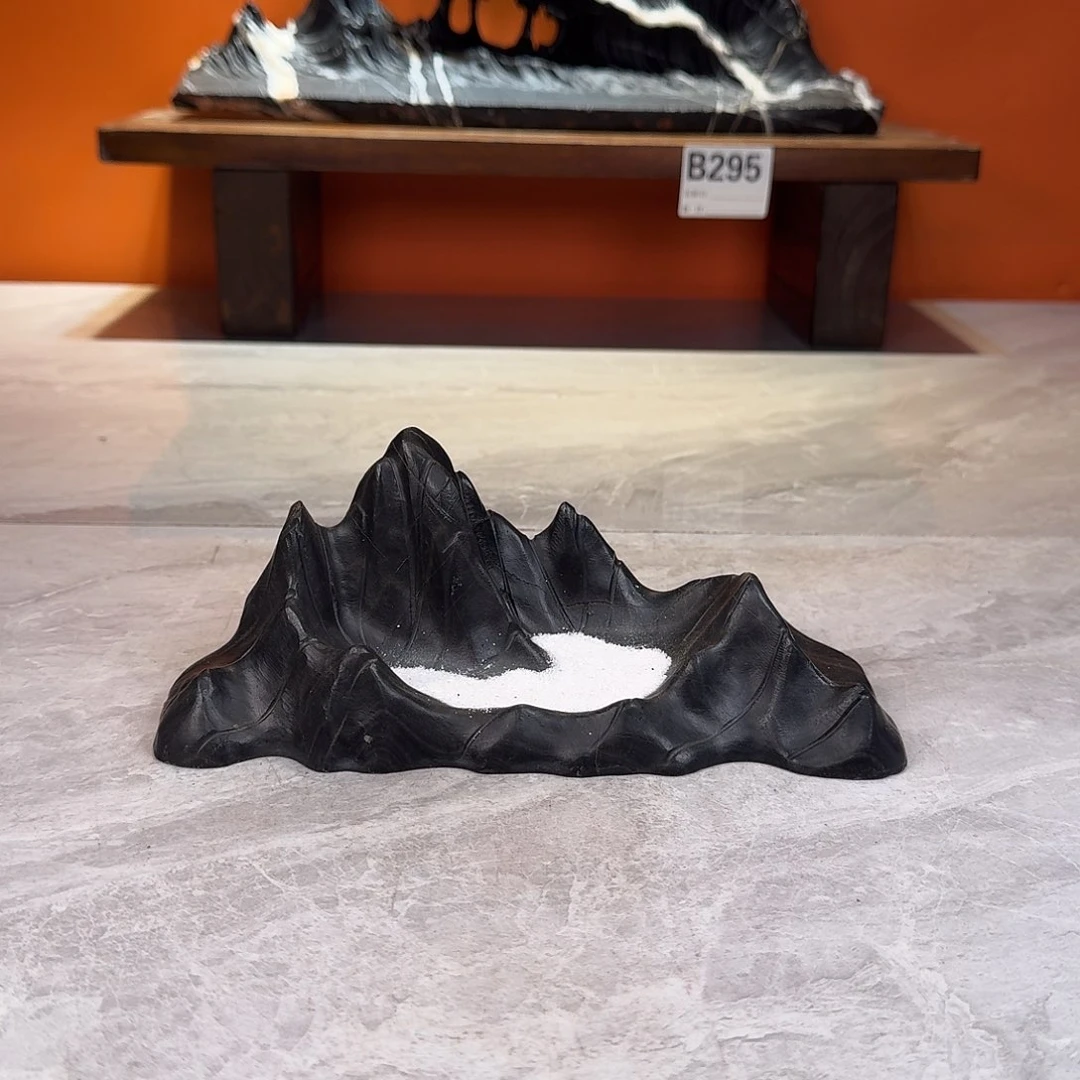 灵璧石雕刻奇石摆件华*