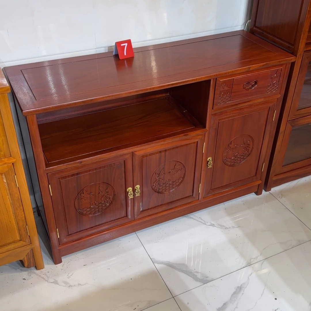 花梨木类成套家具刚果花梨118✖️40高80三门餐边柜