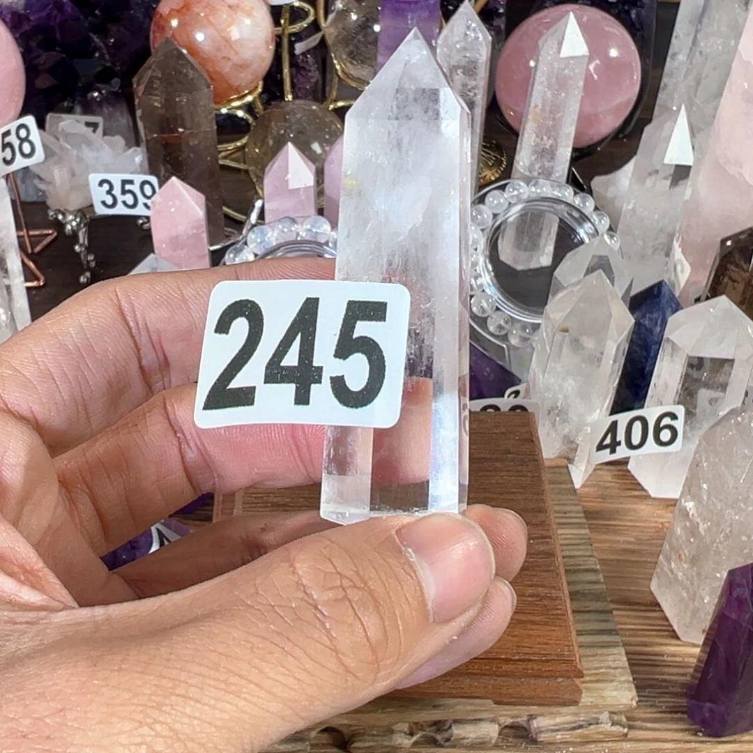 水晶天然水晶，默认微瑕未镶嵌