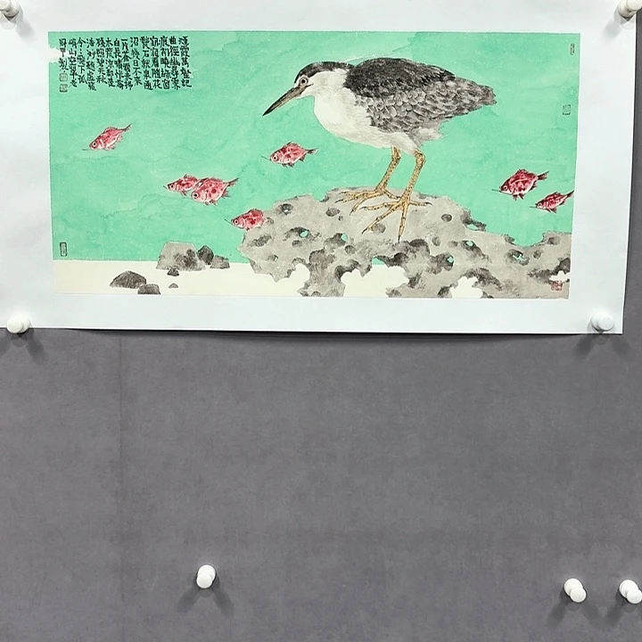 国画亲笔手绘放心去藏