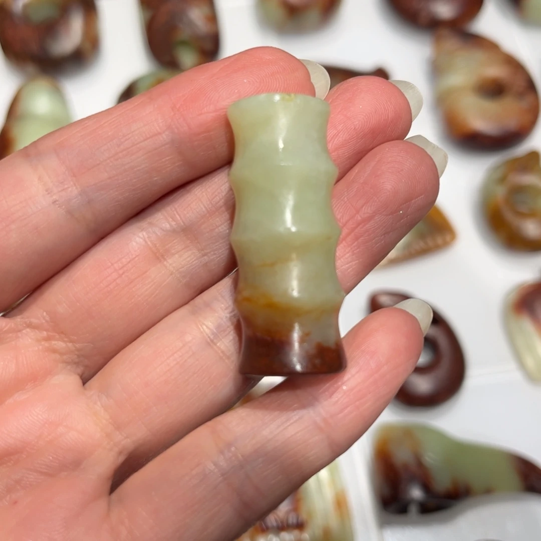 岫岩河磨玉（透闪石质玉）未镶嵌挂件