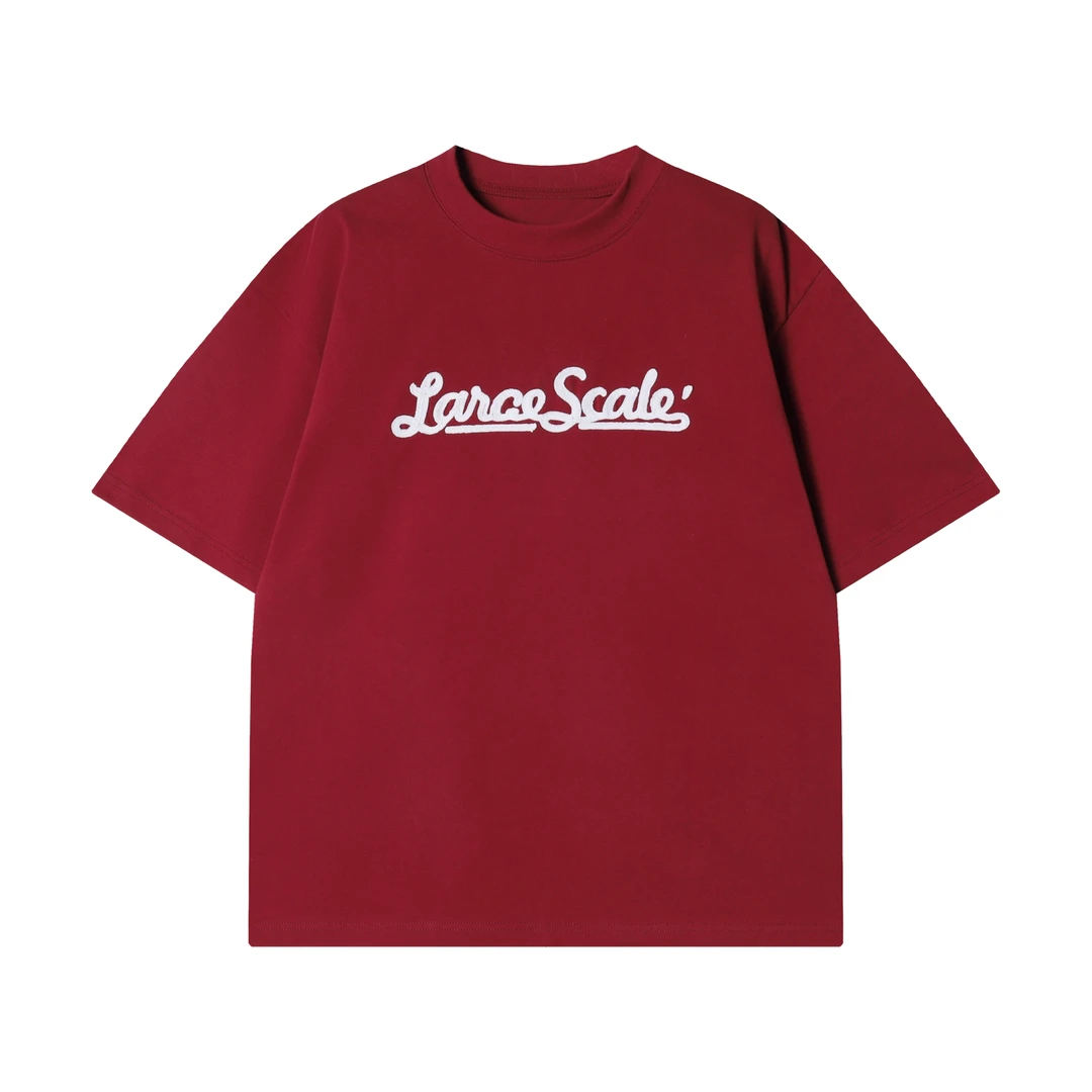 夏季新款时尚个性美式撞色针织字母圆领短袖T恤百搭潮流情侣上衣