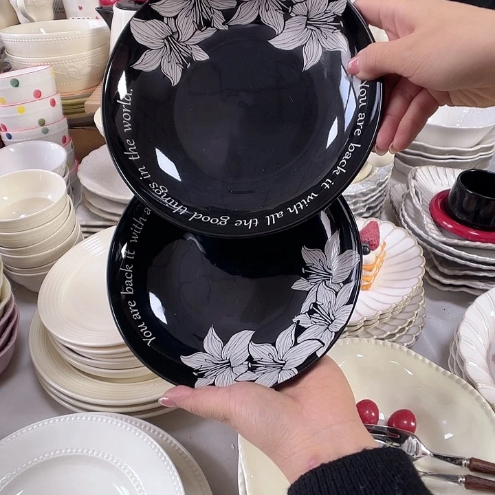 瓷片瑕疵特价陶瓷深盘