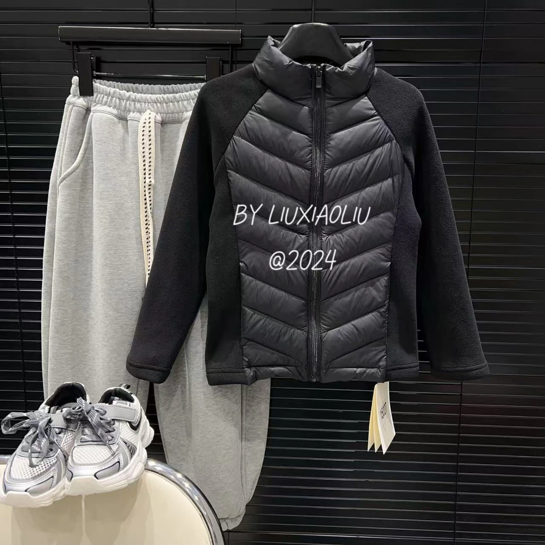 杭州六小六正版 BY LIUXIAOLIU冬季儿童奥粒绒拼接羽绒服15027