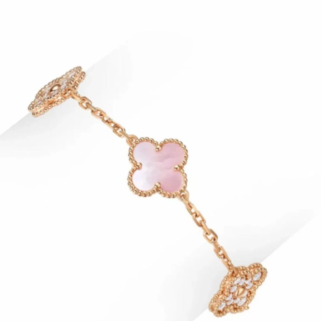 【MK1】时尚玫瑰五花手连【丝巾】