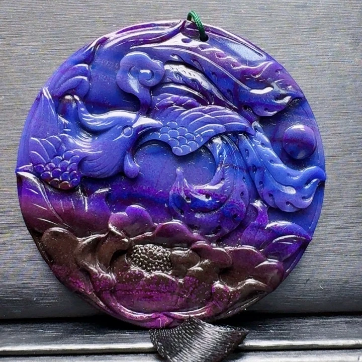 苏纪石（舒俱来）未镶嵌圆牌