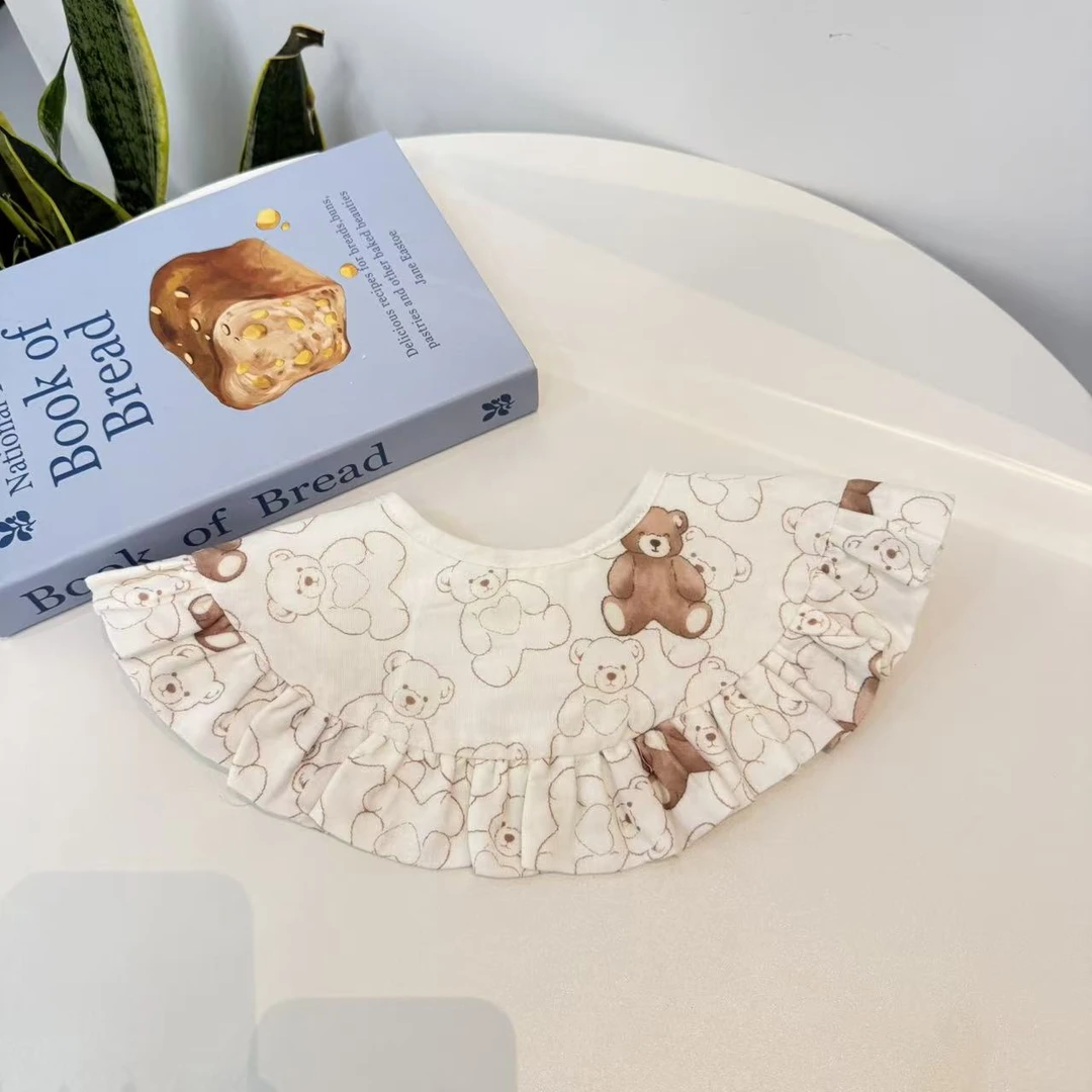 [329]双面直播Ins婴儿口水巾宝宝围嘴柔软透气防吐奶围兜