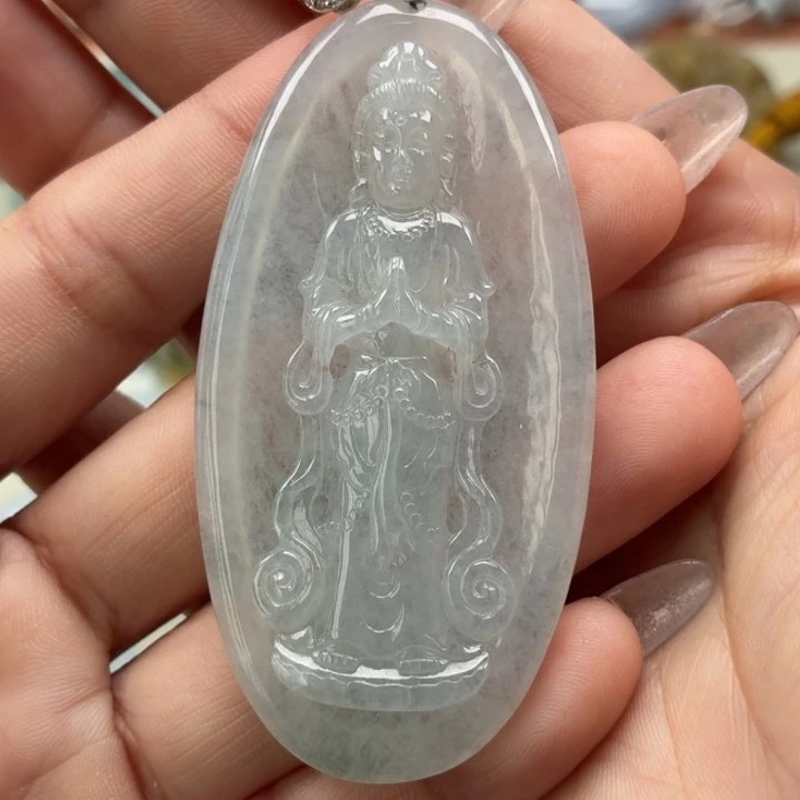 翡翠未镶嵌颈饰天然翡翠a货