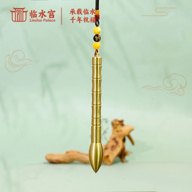临水宫文昌笔黄铜摆件