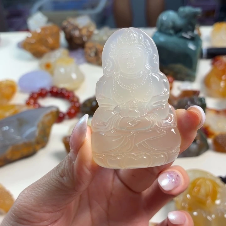 玛瑙/玉髓未镶嵌吊坠(不含链)