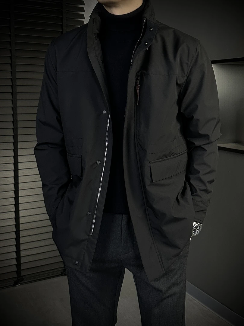 KING&GUCH秋季2025新款男士猎装时尚潮流百搭可连帽可立领夹克