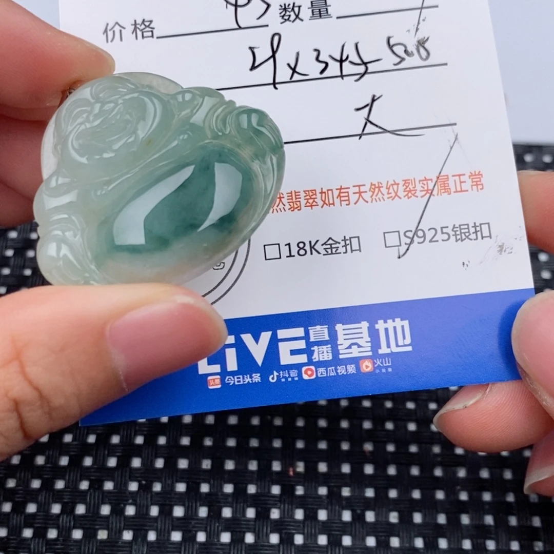 翡翠银S925镶嵌颈饰