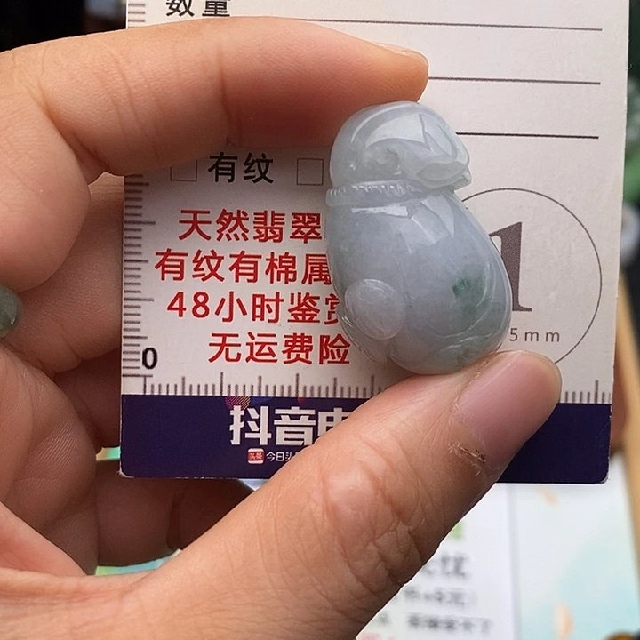 颈饰未镶嵌翡翠钱袋子