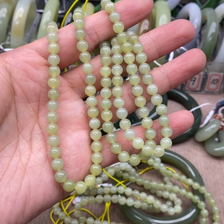 和田玉项链未镶嵌健**健