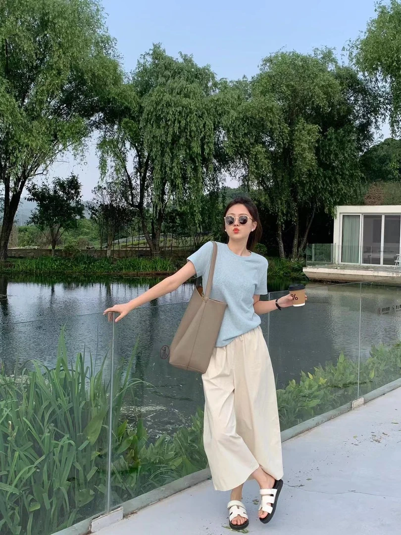 【美丽的衣服在这】韩版新款时尚休闲百搭气质显瘦上衣裤子