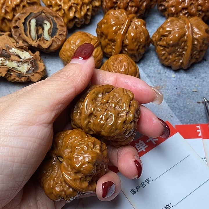 用***6文玩核桃把件蛤蟆