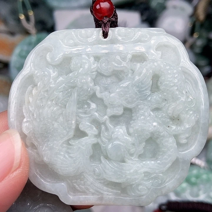 颈饰未镶嵌翡翠 翡翠