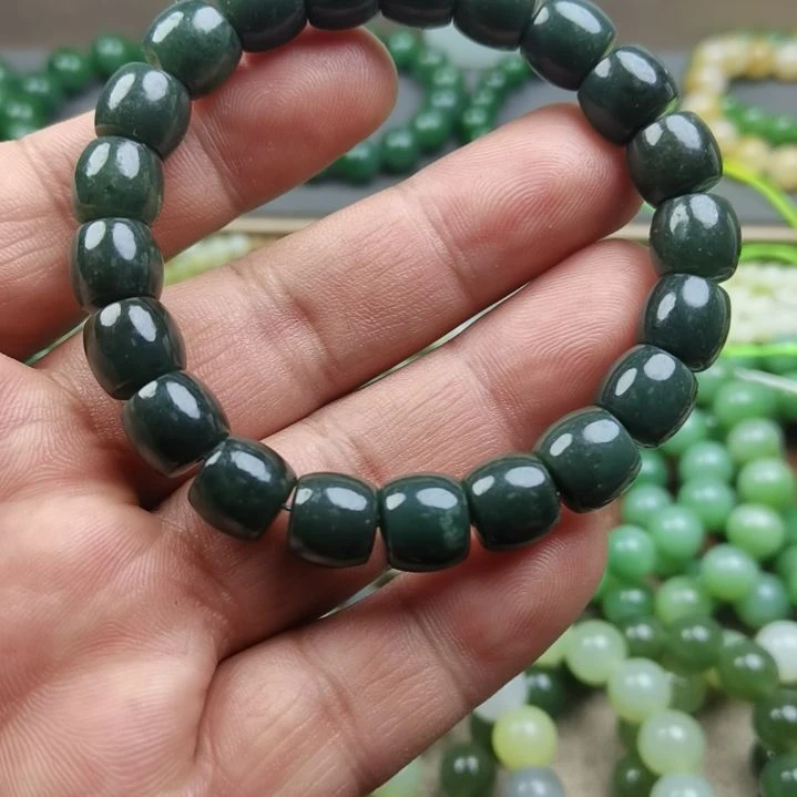 和田玉未镶嵌手链