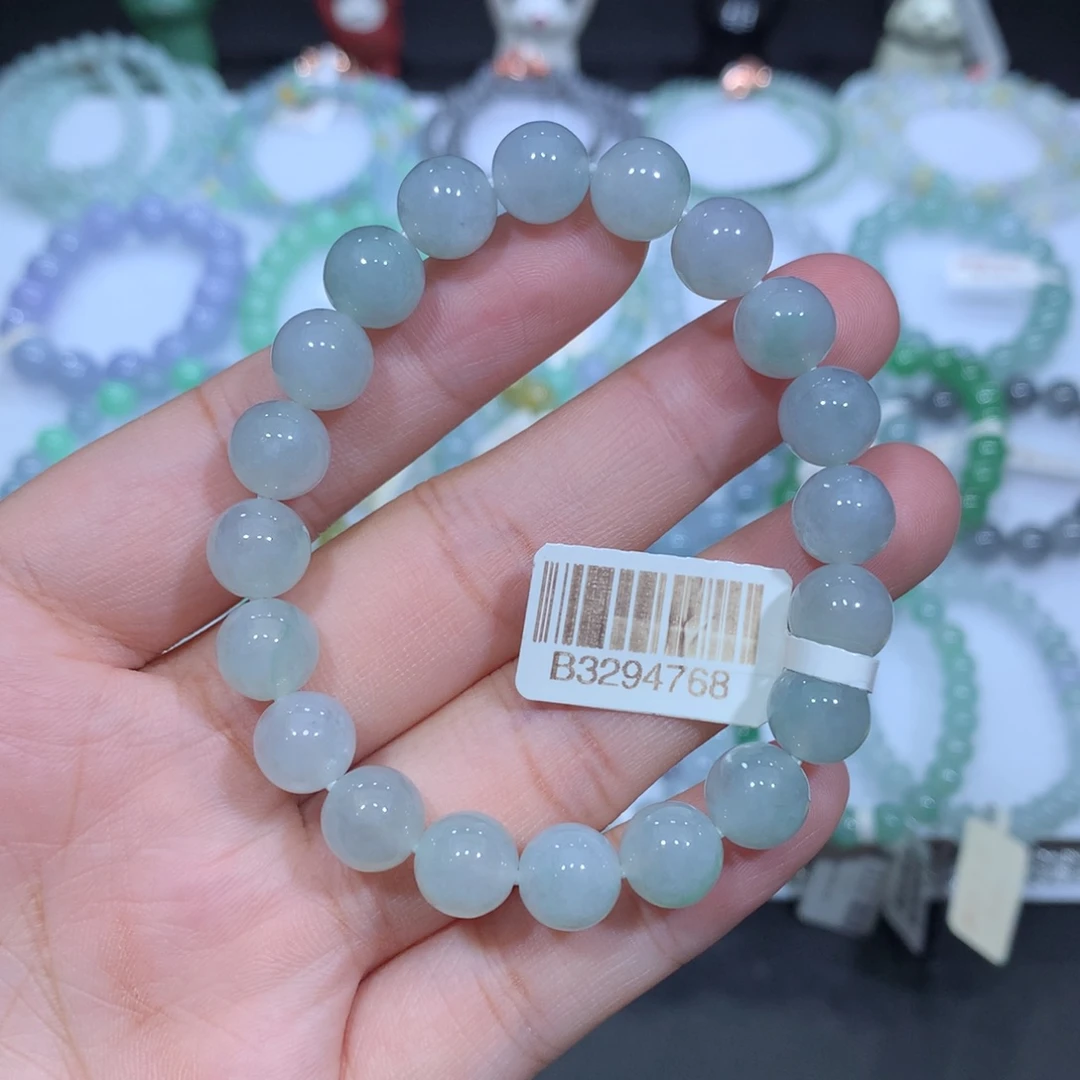 翡翠未镶嵌手串天然