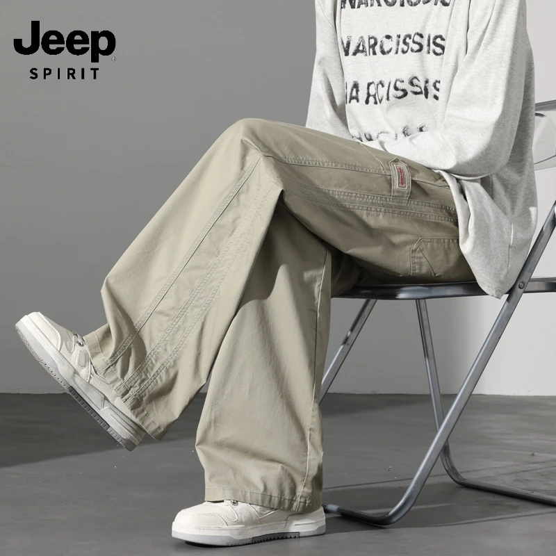 秋冬新款Cityboy氛围感日系工装纯棉山系户外直筒男装运动休闲裤