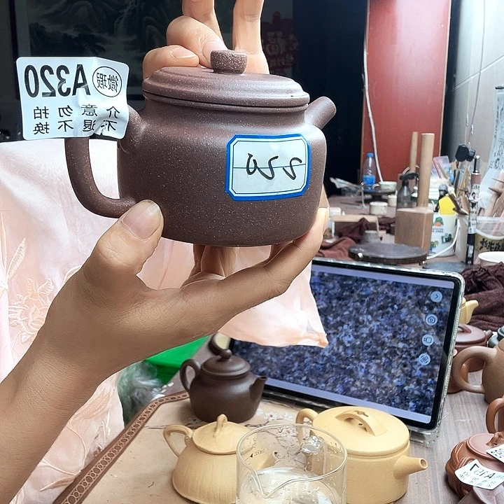 茶壶紫砂紫泥瑕疵220