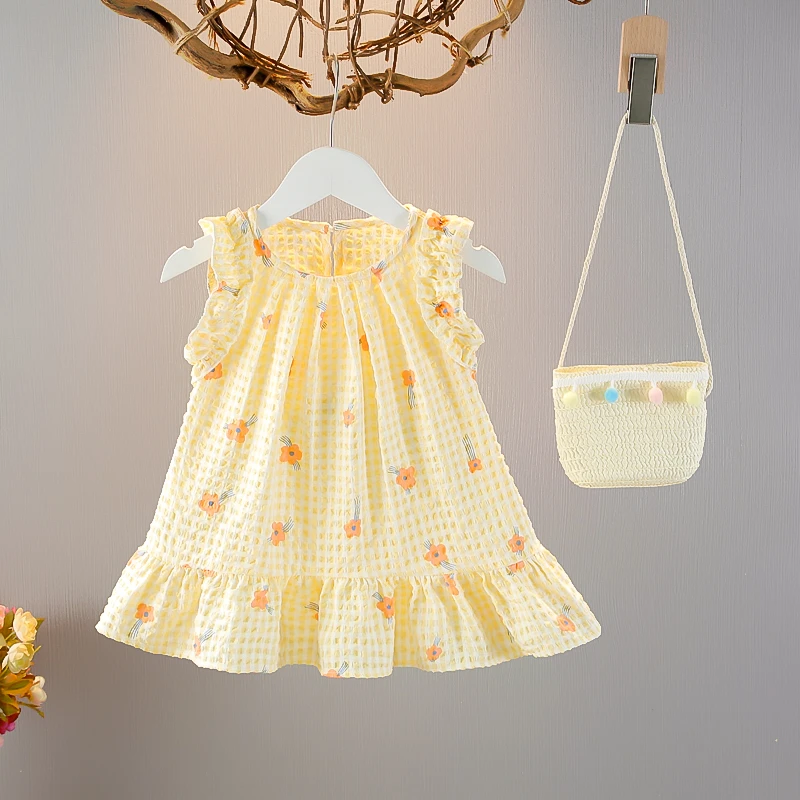 女童连衣裙夏装2025洋气儿童公主裙1-3岁4夏季小女孩宝宝背心裙子