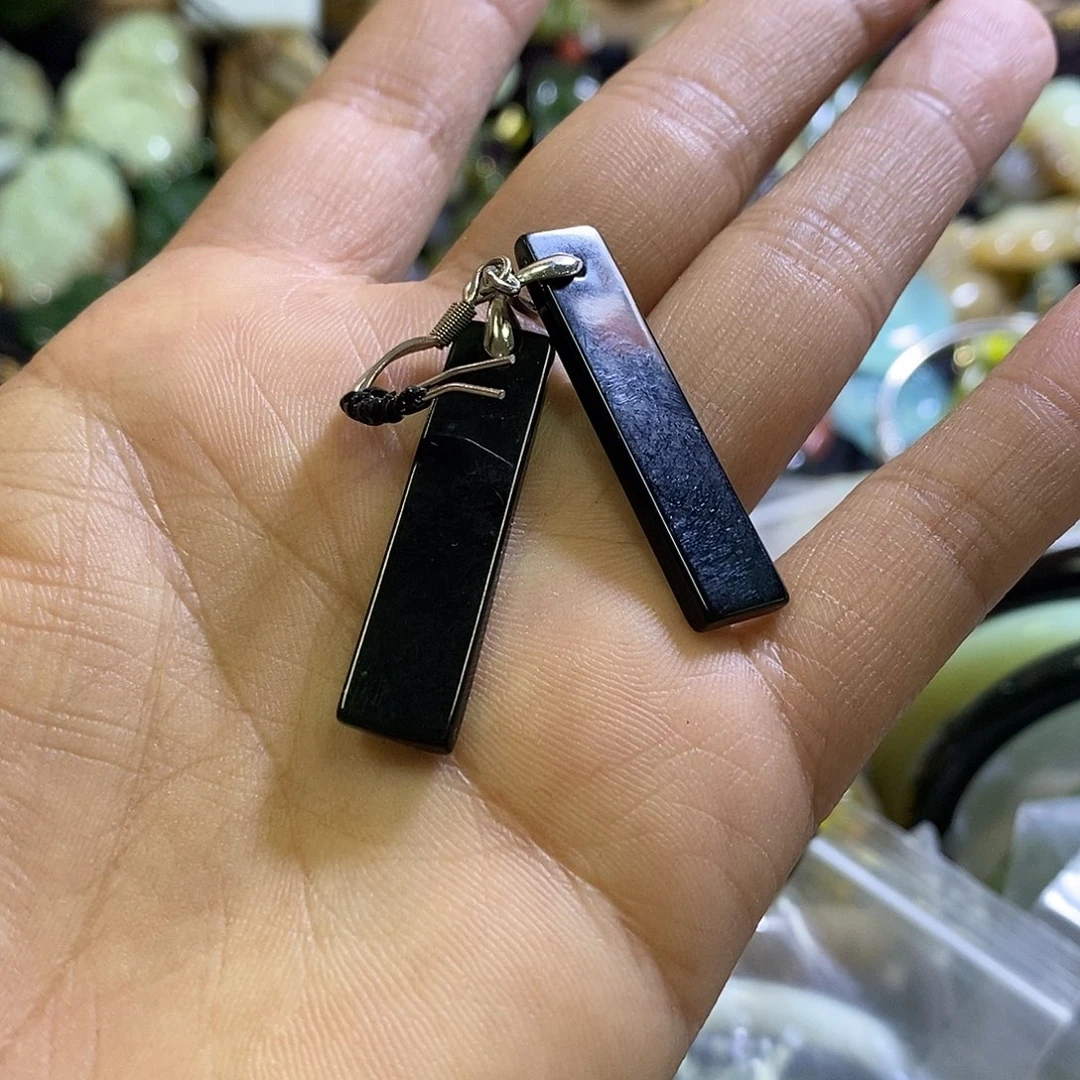 未镶嵌岫玉耳环多样性发货