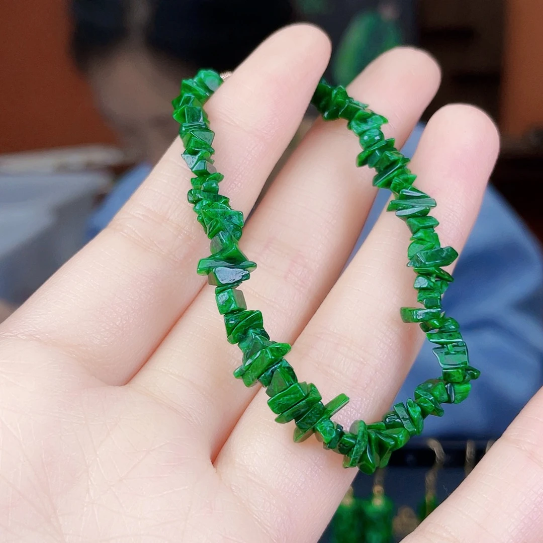 翡翠未镶嵌耳饰饰品