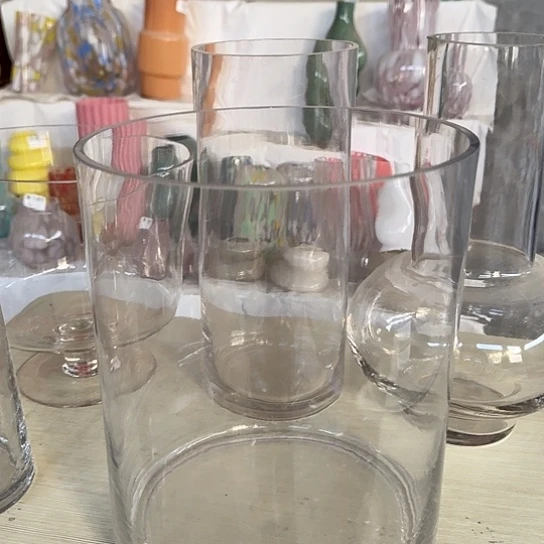 无铅玻璃20*25直筒花瓶直筒福利款