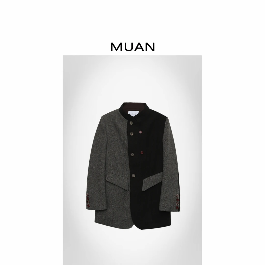 木小妹MUAN：《路易十三西装》定制简约质感长袖西装外套CQ-YJ-25002