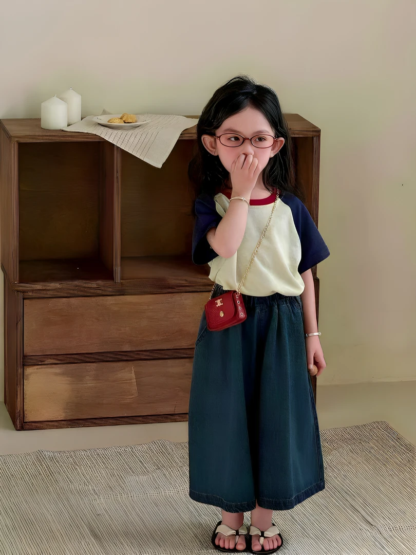 【彩虹家】2025夏款简单大气青春洋气套装-YNX-41