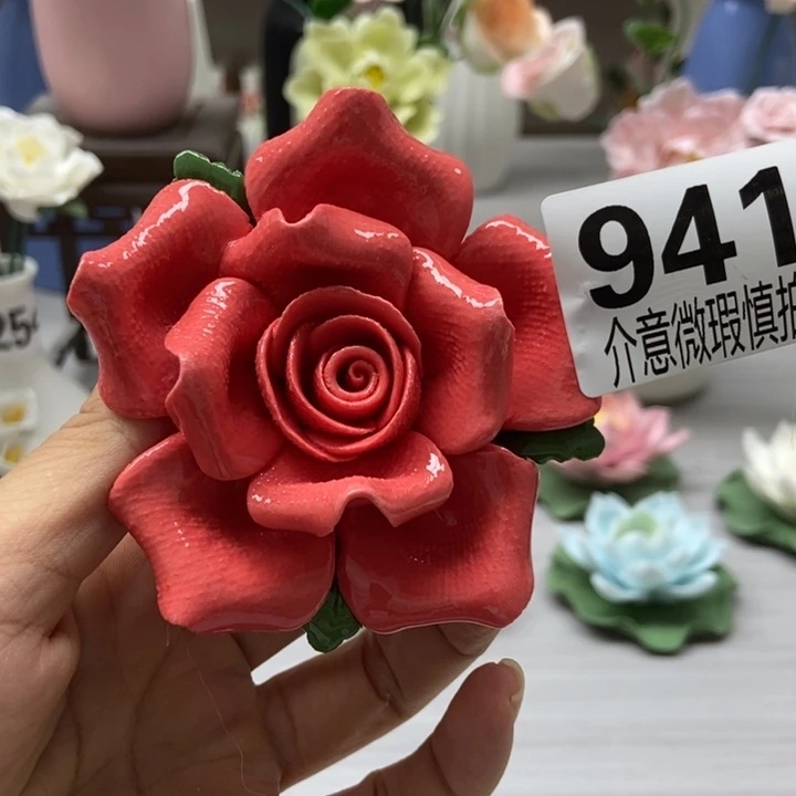 陶瓷手工制作陶瓷花