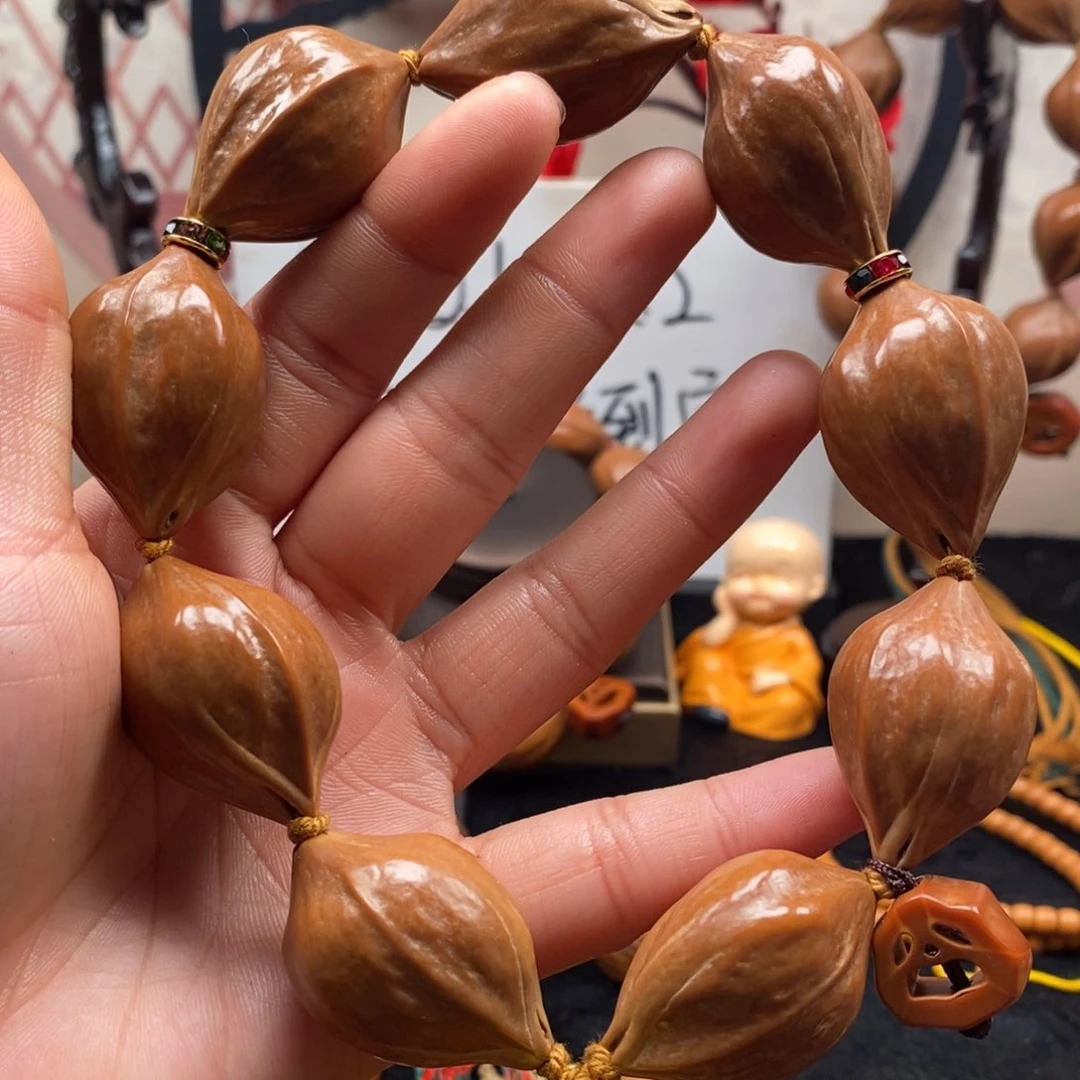 橄榄核手串/手链蒜头2.3手九