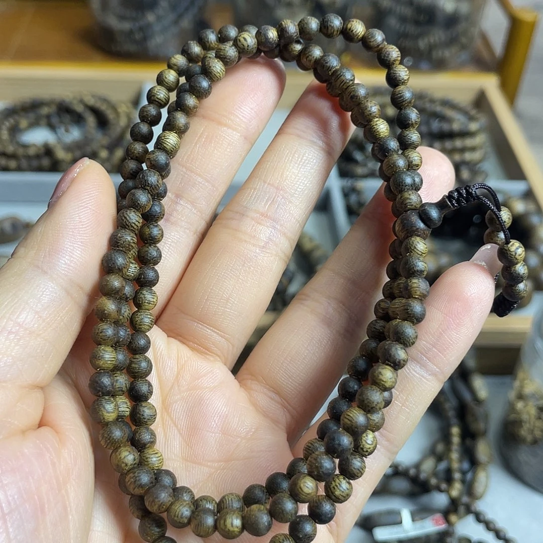 ꒰***꒱沉香碎屑沉香棋楠沉香老料多圈4mm花香蜜香