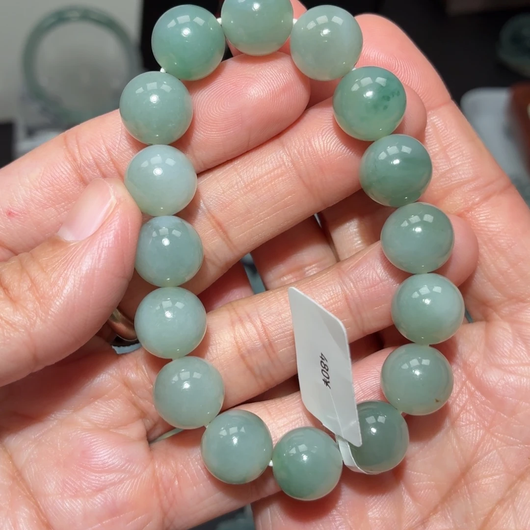 翡翠未镶嵌手链缅甸A货翡翠手串