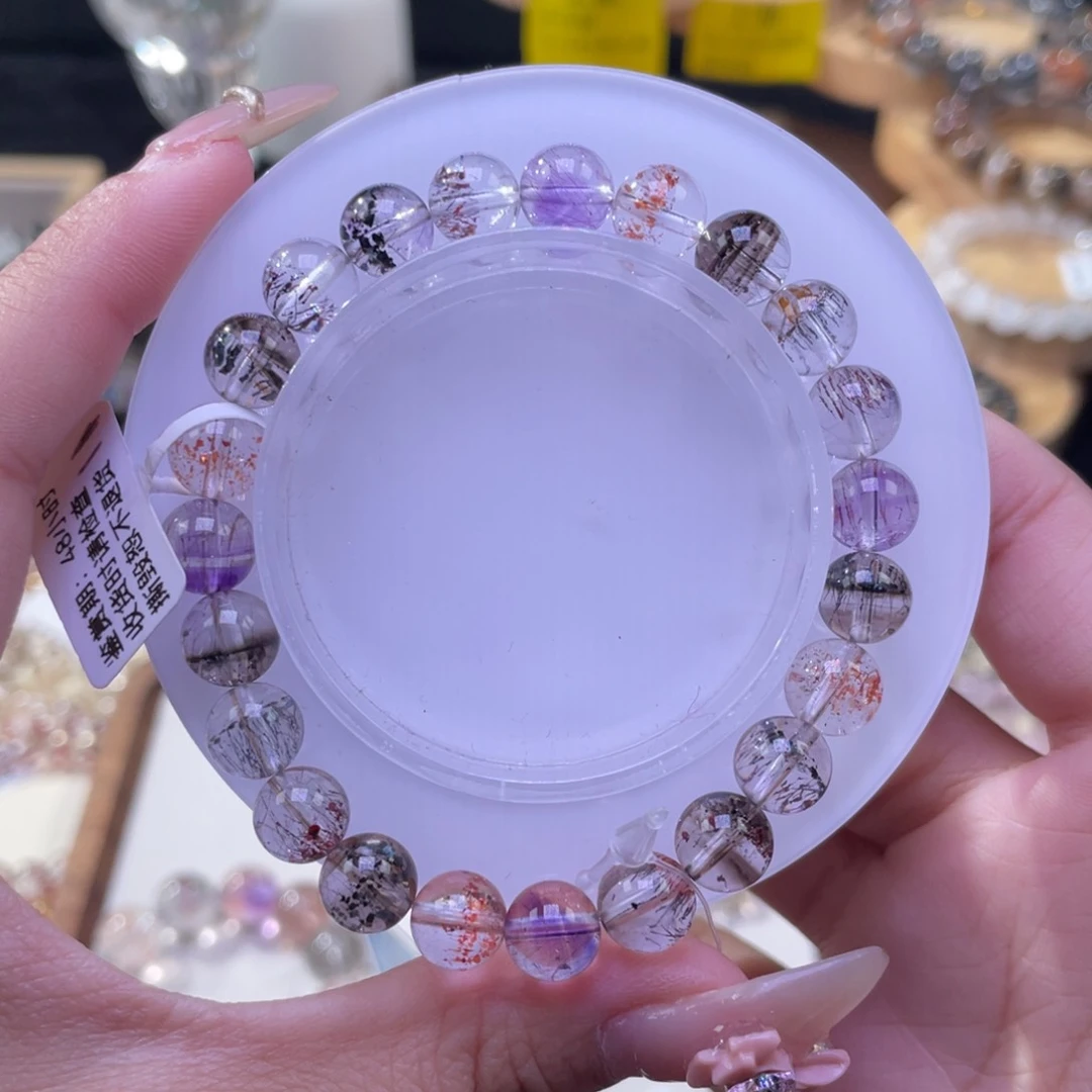 水晶手串未镶嵌超七